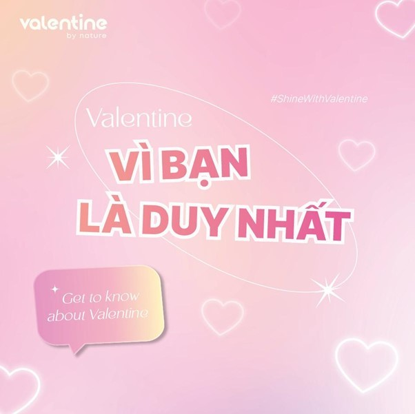 Thông điệp Valentine “Vì bạn là duy nhất” 